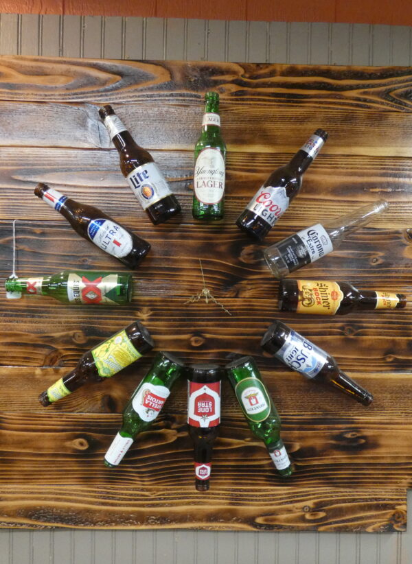 Beer Bottle Clock