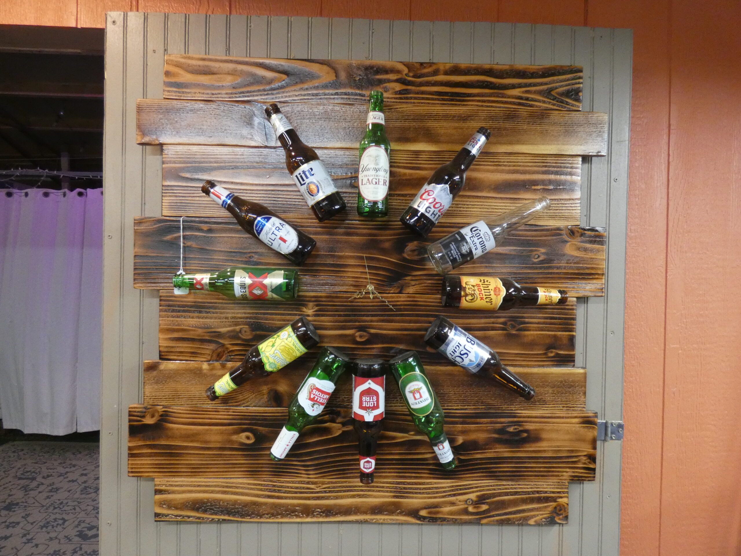 Beer Bottle Clock